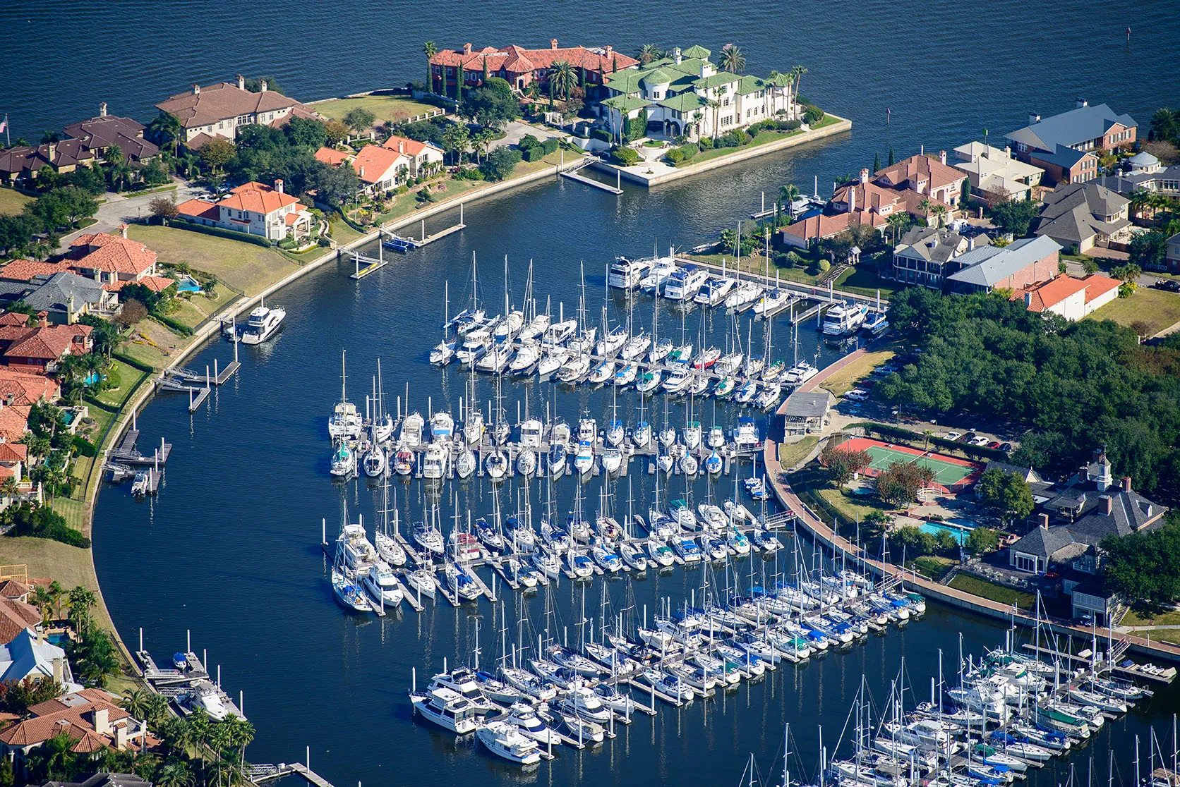 Kemah Texas aerial photo